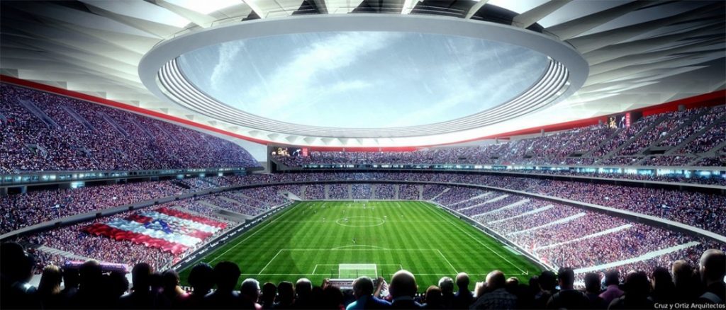 Nieuwe stadion Atletico Madrid