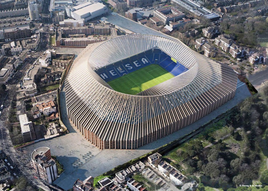 Nieuwe stadion Chelsea