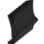 9. Koelmax Zwarte heren naadloos sokken